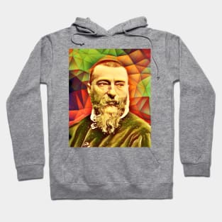 Jean-Baptiste Alphonse Karr Snow Portrait | Jean-Baptiste Alphonse Karr Artwork 15 Hoodie